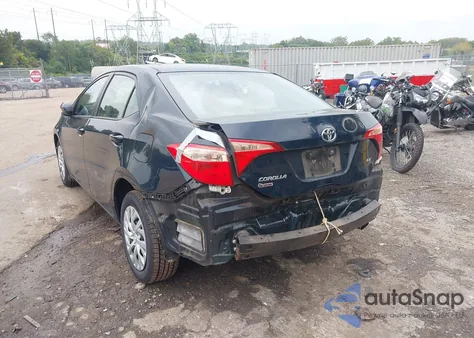 2017 Toyota Corolla Le z USA, uszkodzony, nr VIN 2T1BURHE6HC962810